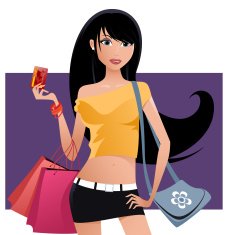 Shopping girl N176