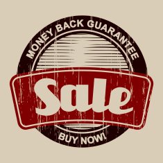 Vintage Sale Label