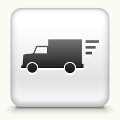 Square Button with Delivery Truck N2
