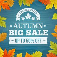 autumn BIG sale background