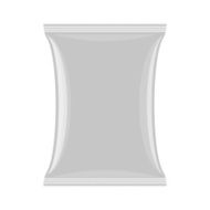 Packaging for chips and snacks Empty pack template Vector illu