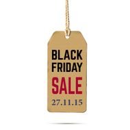 Black Friday sale Realistic vector illustration