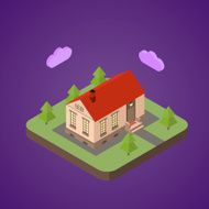 Old isometric house N2