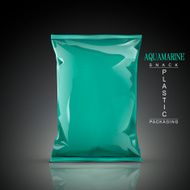 aquamarine snack plastic packaging