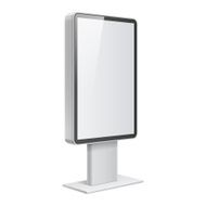 light box template on white background