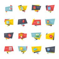 Flat shopping icon N6