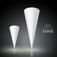 blank ice cream cone