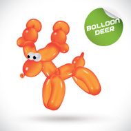 Balloon Deer Illustration N2