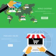 Vector online shopping concept N31