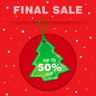 Christmas Tree Tag for Sale
