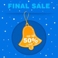 Christmas Bell Tag for Sale