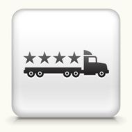 Square Button with Five Star Shipping