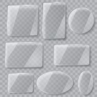 Transparent glass plates Transparency only in vector file N8