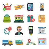 Online Icons Flat