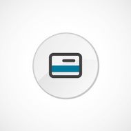 credit card icon 2 colored