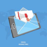Email marketing vector conceptual illustration