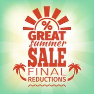 Summer sale poster N5
