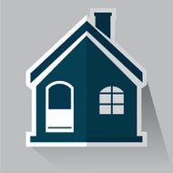 Building icon house icon illustration