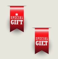 Special gift stickers