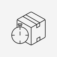 logistics freight line icon N108