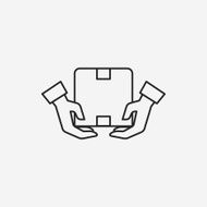logistics freight line icon N110
