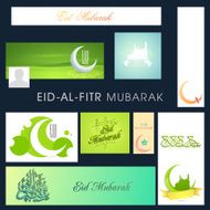 Eid Mubarak celebration social media ads or headers N13
