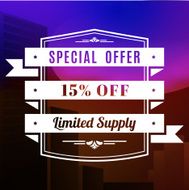 Special Offer Vintage Label - VECTOR N2