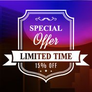 Special Offer Vintage Label - VECTOR N3