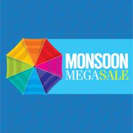 Monsoon offer and sale banner or poster N28