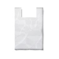 Blank plastic bag with place for your design and branding