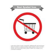 No shopping cart icon