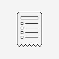 shopping list line icon N14
