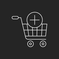 shopping cart line icon N67