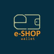 electronic wallet flat design vector template N4