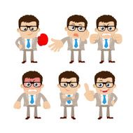 Set of businessman characters N13