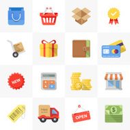 Shopping Icons N184