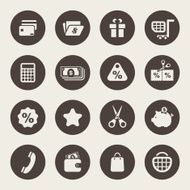 Shopping Icons N185