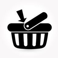 Basket symbol icon