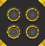badge guarantee attached to background