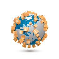 Sending worldwide art sign