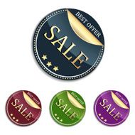 Sale vector sticker or label