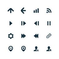 UI Outline For Web and Mobile icons set N5