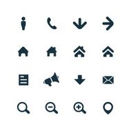 UI Outline For Web and Mobile icons set N6