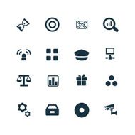 bank icons set N2