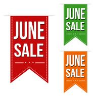 June sale banners design