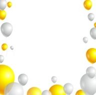 birthday with red and white balloons for you design