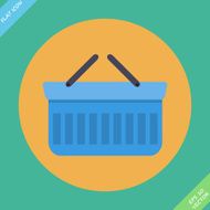 Shopping basket icon - vector illustration N2