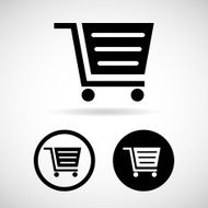 shopping cart icon great for any use Vector EPS10 N3