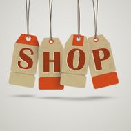 4 Vintage Price Sticker SHOP