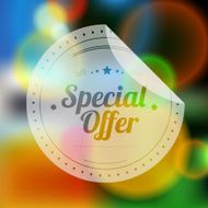 Vintage Sale Special Offer Sticker N3